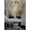 Chandeliers Villa Hall Compound Crystal Chandelier Living Room Is Hollow And Simple The In Modern Building Large.