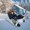 Sledding Snow Snowman Inflatable Thick Reusable Tube Lovely Sled Sport Circle Wear-resistant Cold-resistant Handle Outdoor 231201