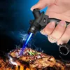 Transparent Visible No Gas Jet Spray Gun Turbo Blue Flame Lighter Smoking Accessories Windproof Jewelry Welding Cigar Lighters