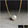 Hänge halsband mode supersöt imitation pärla halsband kul droppar hängen halsband smycken tillbehör för droppleverans dhpwb