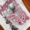 Camicia Hellstar da uomo 2023 Hellstar Guts Tee Uomo Donna White Glory T-shirt Girocollo Top Hip Hop Oversize Manica corta 112 999