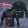 Sudaderas con capucha para hombre 2023/2024 Nuevas sudaderas del equipo de carreras de Fórmula Uno de F1 Último otoño e invierno Cremallera Impresión 3D Chaqueta de moda informal para carretera O6x7