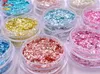 Akryl Powders Liquids TCT-776 Cosmetic Grade Chunky Glitter Eyeshadow Diamond Rainbow Makeup Face Paint Party Festival Manicure Nail Art Decorations 231202