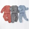 Pyjama Lange Top en Broek Winter Kinderen pluche Pyjama Dikker Warm Flanel Nachtkleding Meisjes Loungewear Coral Fleece Kinder Pijamas Jongen 231202