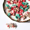 Nail Art Decorations 100pcs Christmas Xmas Nail Charms AssortmentsSnowman Elk Bells The Santa Claus3D Kawaii Accessories Nailss Art DIY Craft Parts 231202