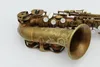 Pro Eastern Music Germany Style Curved Soprano Saxophone Otåterkallad patina AAA