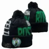 2023 Boston''Celtics''Beanie Baseball Północnoamerykańska drużyna drużyna z boku Zimowa Wool Wool Sport Knit Hat Caps Valus A6