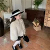 Jaquetas Moda Bebê Menina Faux Fur Jacket Bow Tie Infantil Criança Criança Quente Casaco Fofo Inverno Primavera Outono Outwear Roupas 1 7Y 231202