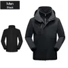 Skiing Suits Jackets 3 In 1 Men Women Winter Warm Ski Hooded Jacket Windproof Waterproof Wearresisting Outdoors Hiking Climbing Coat 231202