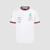 K8i9 T-shirts pour hommes 2023/2024 Nouveaux fans de l'équipe de course de Formule 1 F1 Maille respirante Col rond Manches courtes Maillot pour enfants Vêtements de sport en plein air T-shirt décontracté