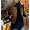 Männer Jacken Amerikanischen Stil Retro Arbeitskleidung Werkzeug Jacke Japanische Kausal Lose High Street Mantel Männer Tops Männlich Kleidung