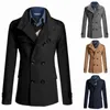 Vestes pour hommes manteau de haute qualité printemps et automne veste en laine pour hommes pardessus pour homme double boutonnage 231201