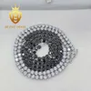 Fabrikspris 6mm 316L Rostfritt stål CZ -halsband 5A+CZ Diamond Hip Hop Tennis Chain