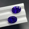 Pierres précieuses en vrac taille ovale 4x6mm-13x18mm zircon cubique améthyste CZ Zircon violet synthétique