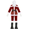 Large size M-6XL Santa Claus costume performance suit adult men's and women's clothing couple's cross dressing