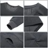 Men's Thermal Underwear Winter Clothes Mens Warm Long Johns Sexy Black Sets Plus Velet For Man