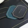 Placemats Servieskussen Placemat Mat en leer Warmte-isolatie Antislip Eenvoudige placemats om te dineren