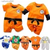 Clothing Sets Anime Clothes BabyVegetaRompers NewbornKuririnRoshi Training Outfit Infant Kids Halloween Cartoon Cosplay Costume JumpsuitL231202