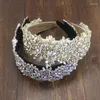 Hair Clips Luxury Sparkly Bridal Crown Accessories Full Clear Crystal Rhinestone Headpiece Women Tiaras Gorgeous Baroque Hairband