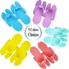 Cuidados com os pés 100 pares descartáveis flip flops pedicure ferramentas spa chinelos banho espuma massageador eva sandálias para manicure conjunto 231202