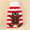 Party Favor Dhs Christmas Knitted Wine Bottle Er Xmas Beer Wines Bags Santa Snowman Moose Beers Bottles Ers Wholesale B1101 Drop Del Dh6Fg