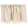 Curtain Short Cabinet Decor Curtains For Bathroom Window Small Valance Kitchen Windows Polyester Blackout Cafe