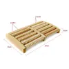 Foot Care 3 5 Row Wooden Roller Wood Massage Reflexology Relax Relief Massager Spa Gift Anti Cellulite Tool 231202