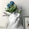 Dekorativa föremål Vas containersimulering Anatomisk hjärtformad vas torkad blommapottkonst Vase Human Statue Desktop Home Decoration Ornament 231201