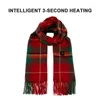 Filtar Neckinladdningsbara halsdukar Temperaturjusterbart fashionabelt kvinnors mode för skolhoppingarbete resande datering av filt