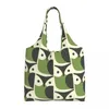 Boodschappentassen Herbruikbare Print Bloem Smaragd Orla Kiely Tas Dames Canvas Schoudertas Duurzaam Boodschappen Shopper Handtas Cadeau