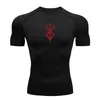 Männer T-Shirts Kompression T-shirt Langarm Anime Berserk Guts Sport Quick Dry T-shirts Athletic Gym Enge Unterhemden Tops T männlich 231201