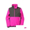 Vestes enfants capuche polaire nord mode hiver softshell veste enfant en plein air ski visage manteau coupe-vent cam manteaux taille xs-xxl drop d dhucl