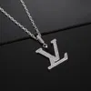 Luxury Brand Designer Necklaces Never Fading Gold Plated Stainless Steel Letter Choker Pendant Necklace Chain For Men Women Jewelry Gifts