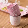 Kubki Japońskie Cherry Blossoms Tea Ceramiczna podkładka porcelanowa Puchar Pucharna właściciel domu Pod-Cup Pink White