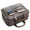 Kolejki biznesowe torebka torebka krowa skóra antyczna design teczka podróżna torba laptopa moda attagin messenger portfolio