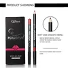 Lippenstifte QI 12 Farben Lip Liner Bleistift-Sets Nude Matte Lipliner Wasserdichter, langlebiger Lippenstift Liner Professionelles Make-up-Kit Bleistift 231201