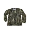 Men s t shirts Summer Bionic Camouflage Hunting Fishing Shirt Långärmad solskade stor storlek Löst utomhus Camle Camo T -skjorta 231202