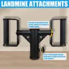 Tillbehör Fitness Shoulder Press Handle T-Bar Equipment för 50mm Barbell Bar Deadlift Squat Workout Hand Strength Core Grips