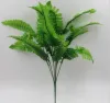 Sztuczna plastikowa roślina paproci fałszywa kwiat