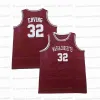 Viste una camiseta de baloncesto clásica retro personalizada # 32 Julius Dr. J Erving College para hombre Todo Ed Blanco Rojo Cualquier nombre y número