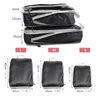 Opbergzakken Draagbare samendrukbare verpakking Reistas Opvouwbare waterdichte nylon handtas met ritssluiting voor Tour Home Kleding Organizer