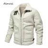 Mäns västar dimusi vinter män päls krage jacka casual mens fleece varm läder rockar outwear manlig armé taktiska termiska jackor kläder 231201