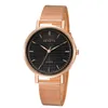 Armbandsur 2023 Fashion Women's Watch Gold Mesh rostfritt stålklockor Lady's Top Casual Clock Gift Montre Femme