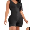 Cinto de emagrecimento Mulheres Shapewear 3-Breast Bra Shaper Lace Shorts Bodyshaper Butt Lifter Fl Body Cintura Trainer Fajas Colomb Drop Delivery Dhfkb