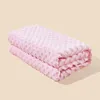 Couvertures Couverture de bébé Chaud Double Couche Swaddle Wrap Né Thermique Doux Épaissir Polaire Poussette Couverture Sleepsack