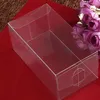 Jewelry Pouches 50pcs 4xWxH Plastic Box Storage PVC Clear Transparent Boxes For Gift Wedding/Tool/Food/Jewelry Packaging Display DIY