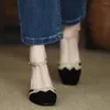 Elbise ayakkabıları Roman Buckle Sandalet Kadın Yaz Hafif Kalın Topuk İçi Boş Konfor Yürüyen Yüksek Topuklu Zapatillas De Mujeres