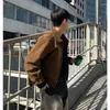 Männer Jacken Amerikanischen Stil Retro Arbeitskleidung Werkzeug Jacke Japanische Kausal Lose High Street Mantel Männer Tops Männlich Kleidung