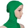 Ethnic Clothing Muslim Arab Women Solid Color Modal Hijab Inner Scarf Shawl Turban Islamic Lady Female Nun Sister Headwear Hat Headcover