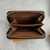Viktiga plånböcker Passinnehavare M60067 N63070 Zip Coin Purse Luxury Card Holders Designer Väskor Keychain Women Mens Pocket Organizer Case Vintage Leather Key Pouch